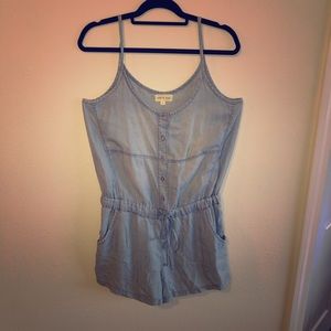 Denim Romper